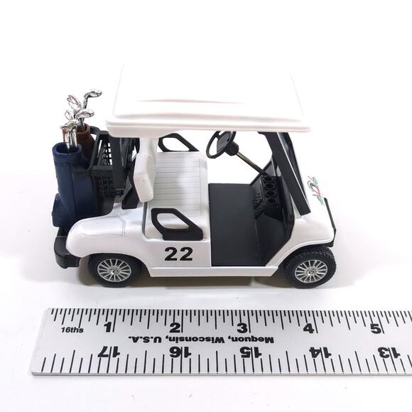 Worldwide Golf Cart Pull Back Action Kinsfun #22 Diecast Plastic Toy Vehicle - Picture 4 of 5